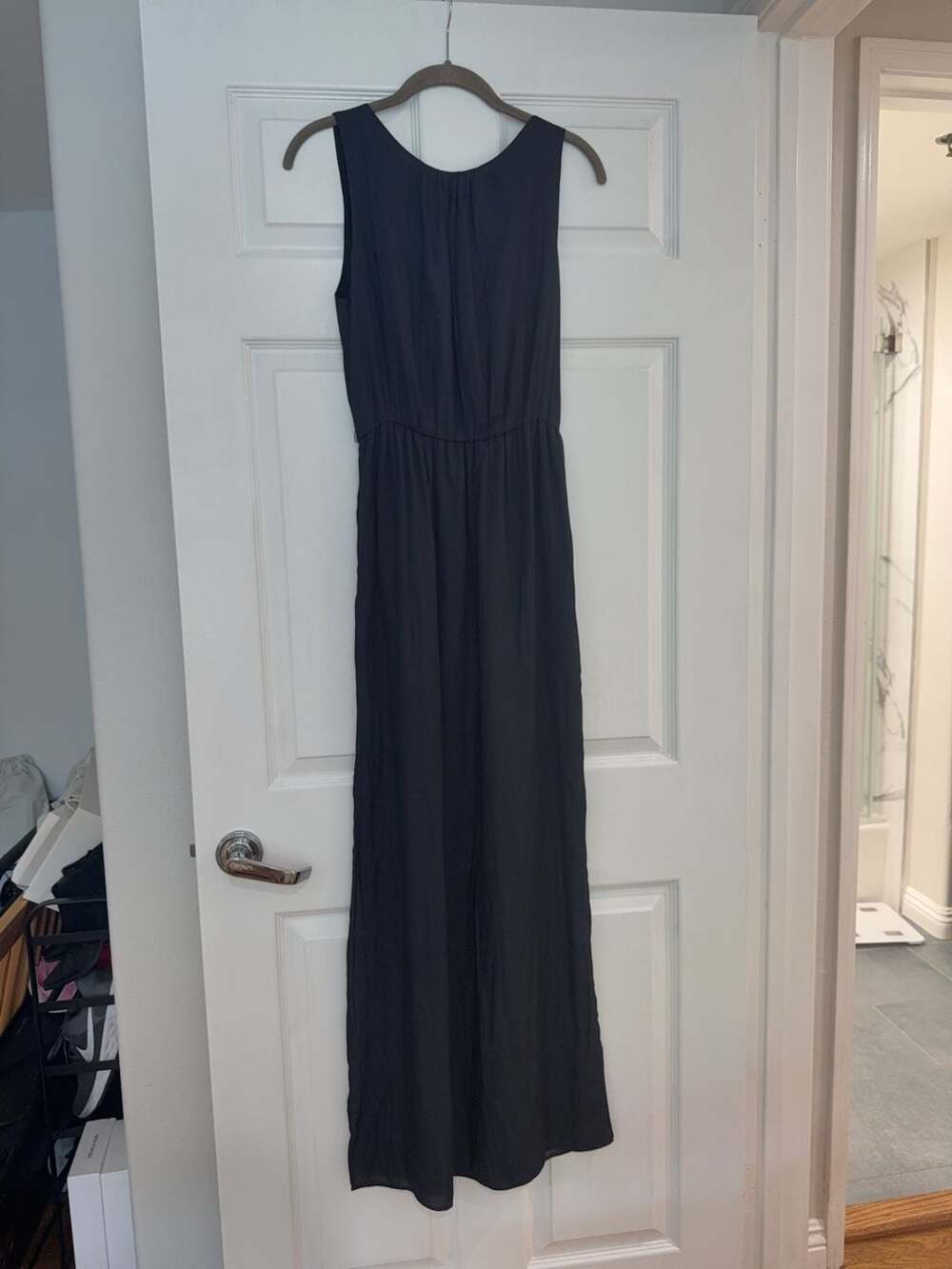 Zara Basic Sleeveless Maxi Dress Black Size L